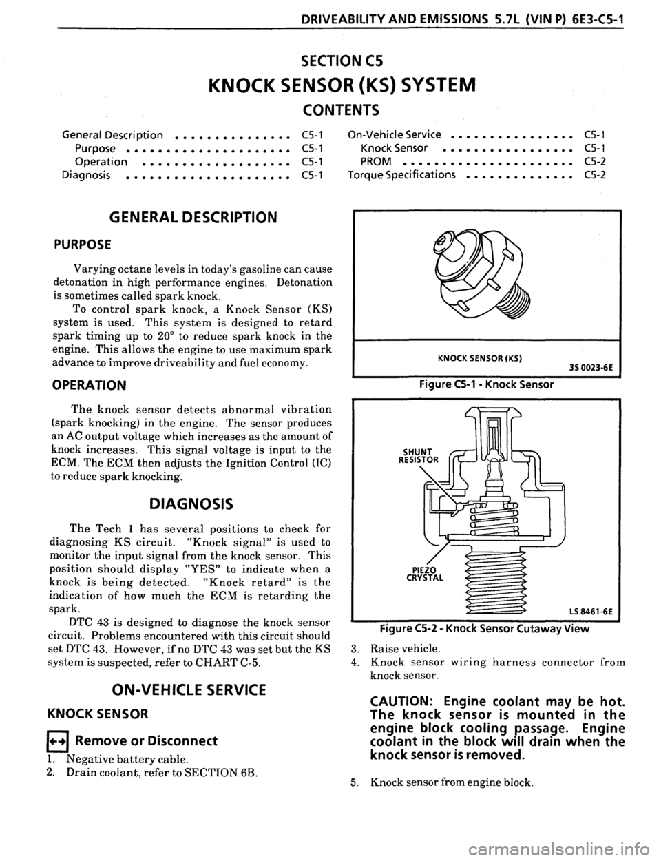 PONTIAC FIREBIRD 1993 Service Repair Manual PONTIAC FIREBIRD 1993 Service Repair Manual
