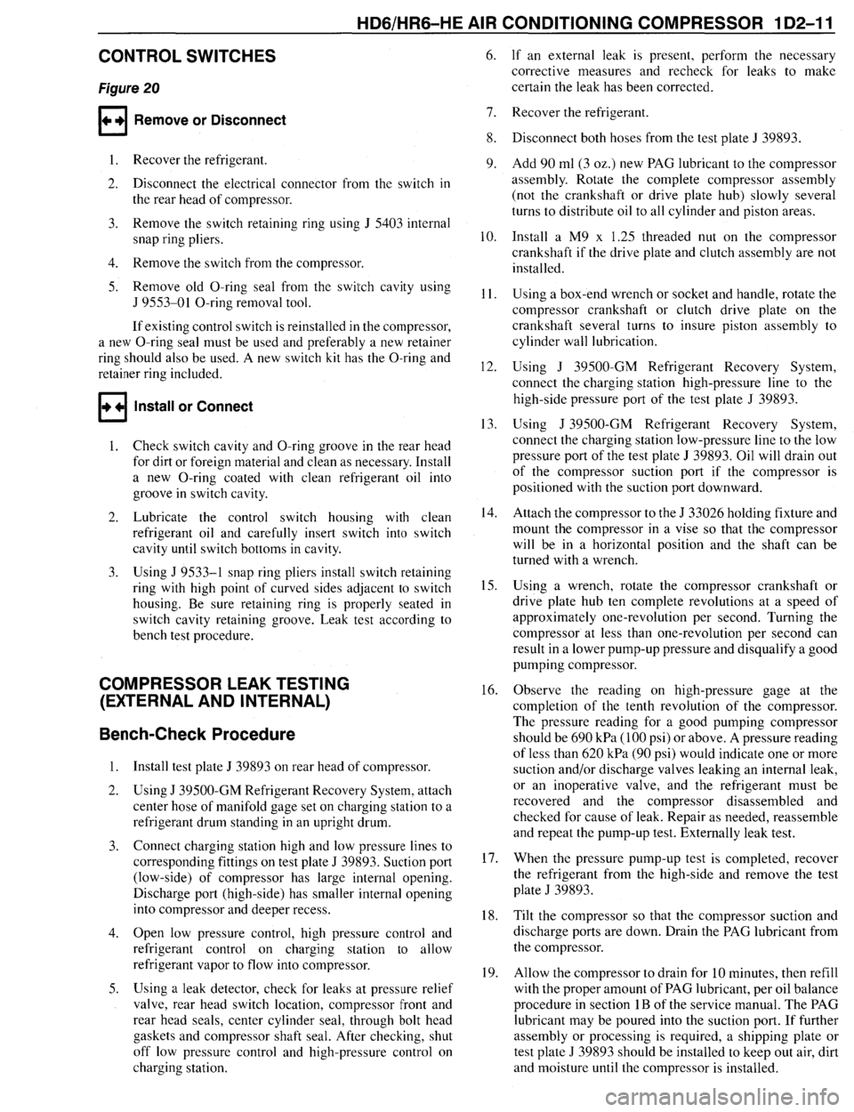 PONTIAC FIREBIRD 1993  Service Repair Manual 