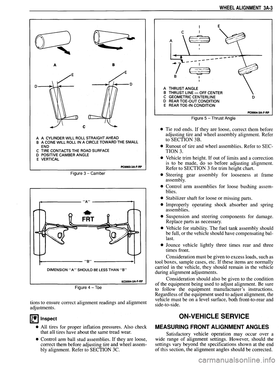 PONTIAC FIREBIRD 1993  Service Repair Manual 