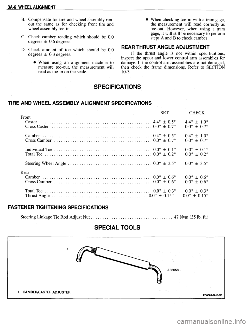 PONTIAC FIREBIRD 1993  Service Repair Manual 