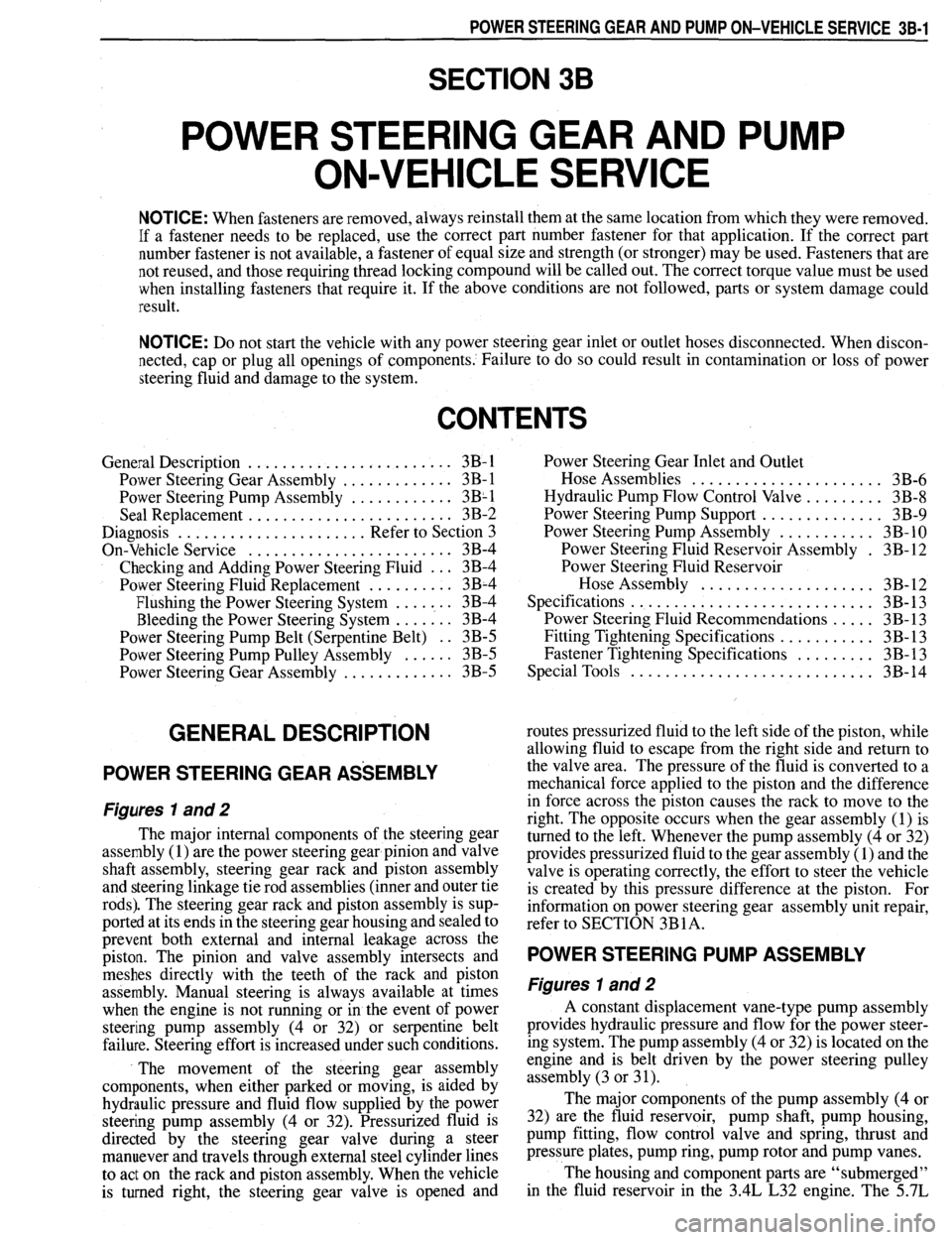 PONTIAC FIREBIRD 1993  Service Repair Manual 
