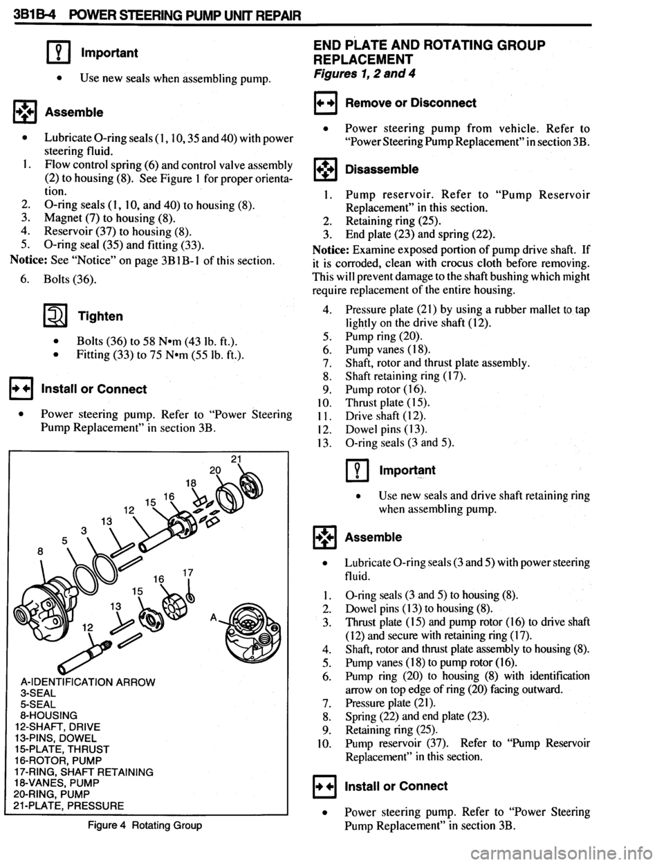 PONTIAC FIREBIRD 1993  Service Repair Manual 
