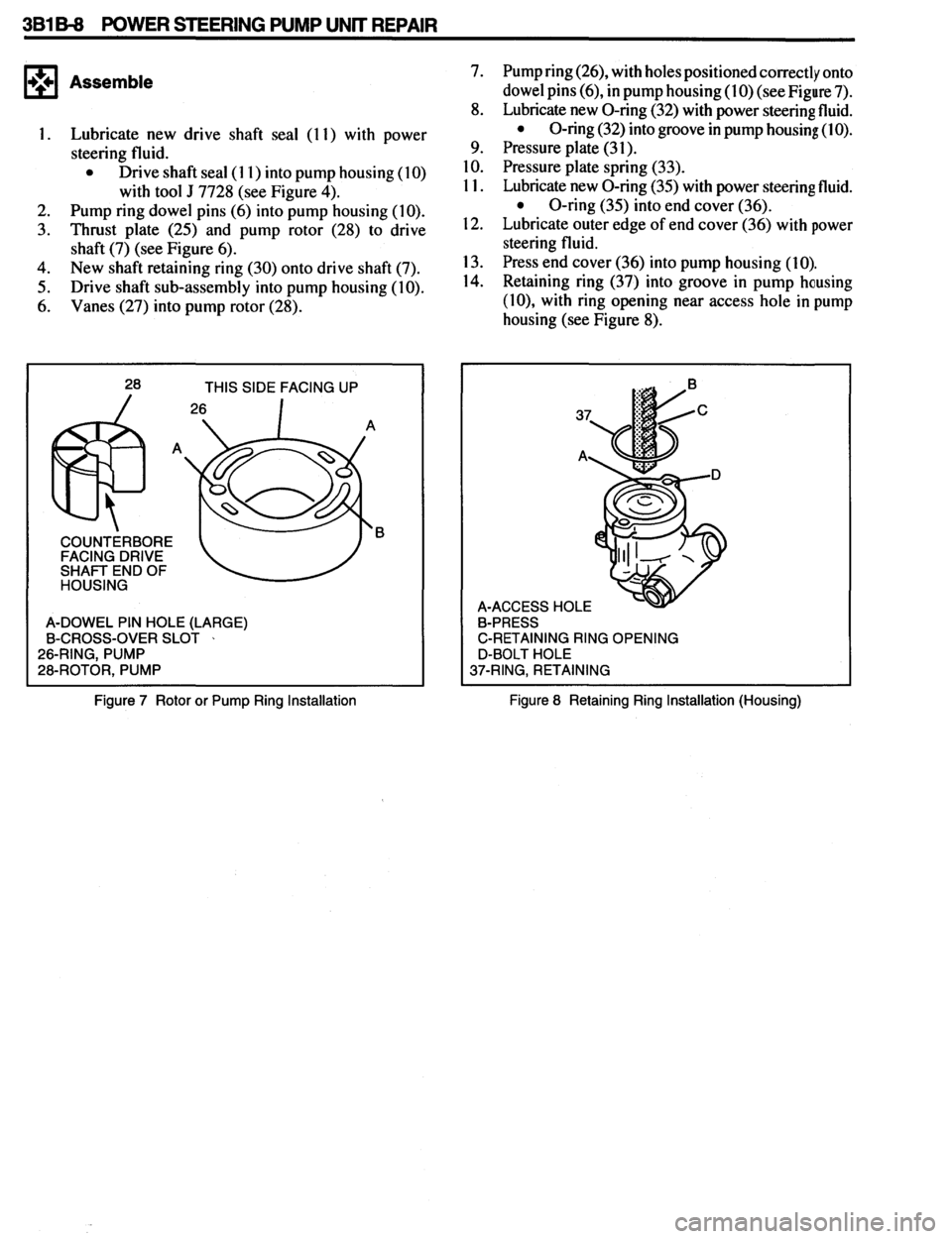 PONTIAC FIREBIRD 1993  Service Repair Manual 