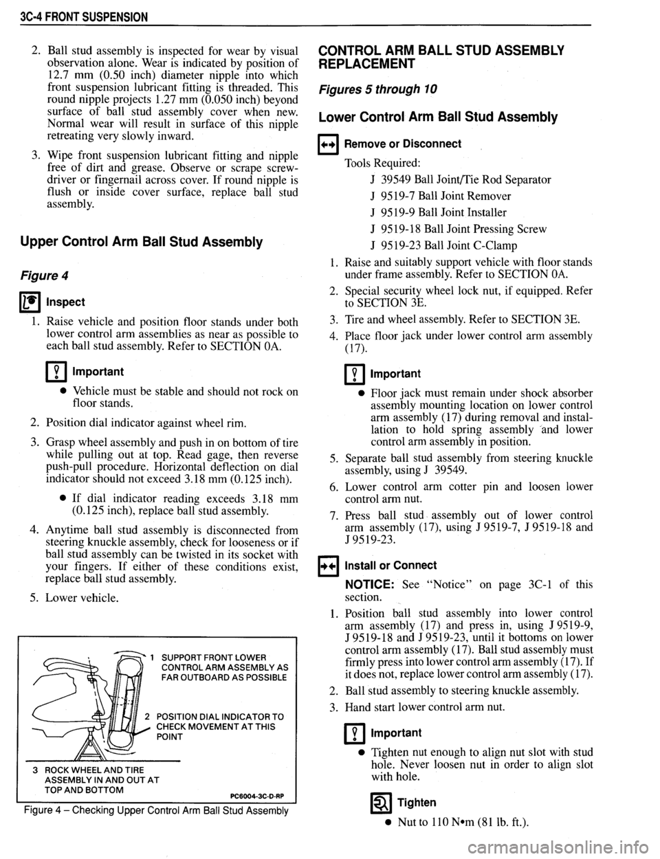 PONTIAC FIREBIRD 1993  Service Repair Manual 