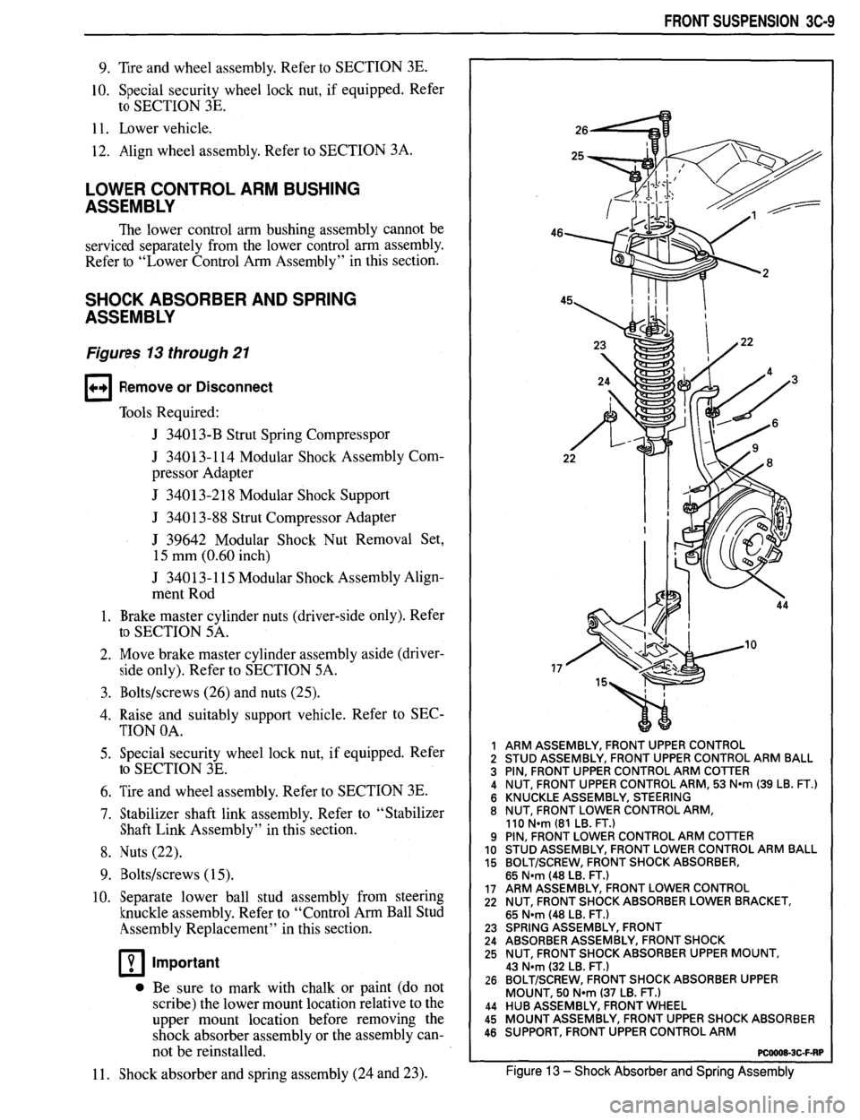 PONTIAC FIREBIRD 1993  Service Repair Manual 