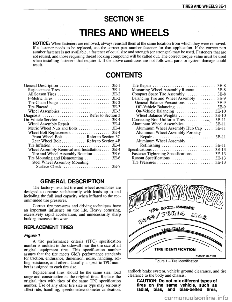 PONTIAC FIREBIRD 1993  Service Repair Manual 