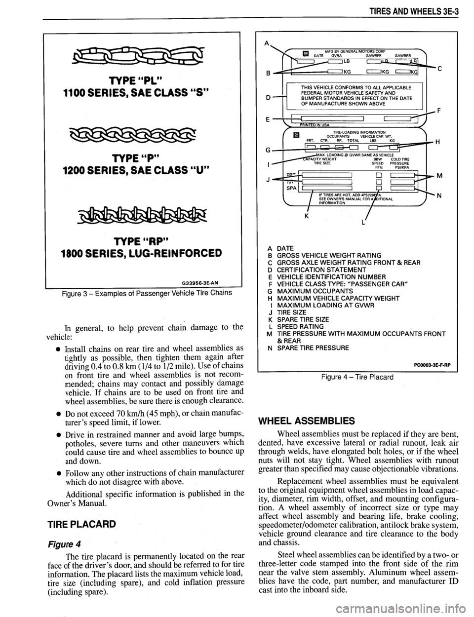 PONTIAC FIREBIRD 1993  Service Repair Manual 
