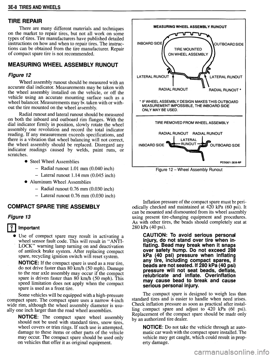 PONTIAC FIREBIRD 1993  Service Repair Manual 