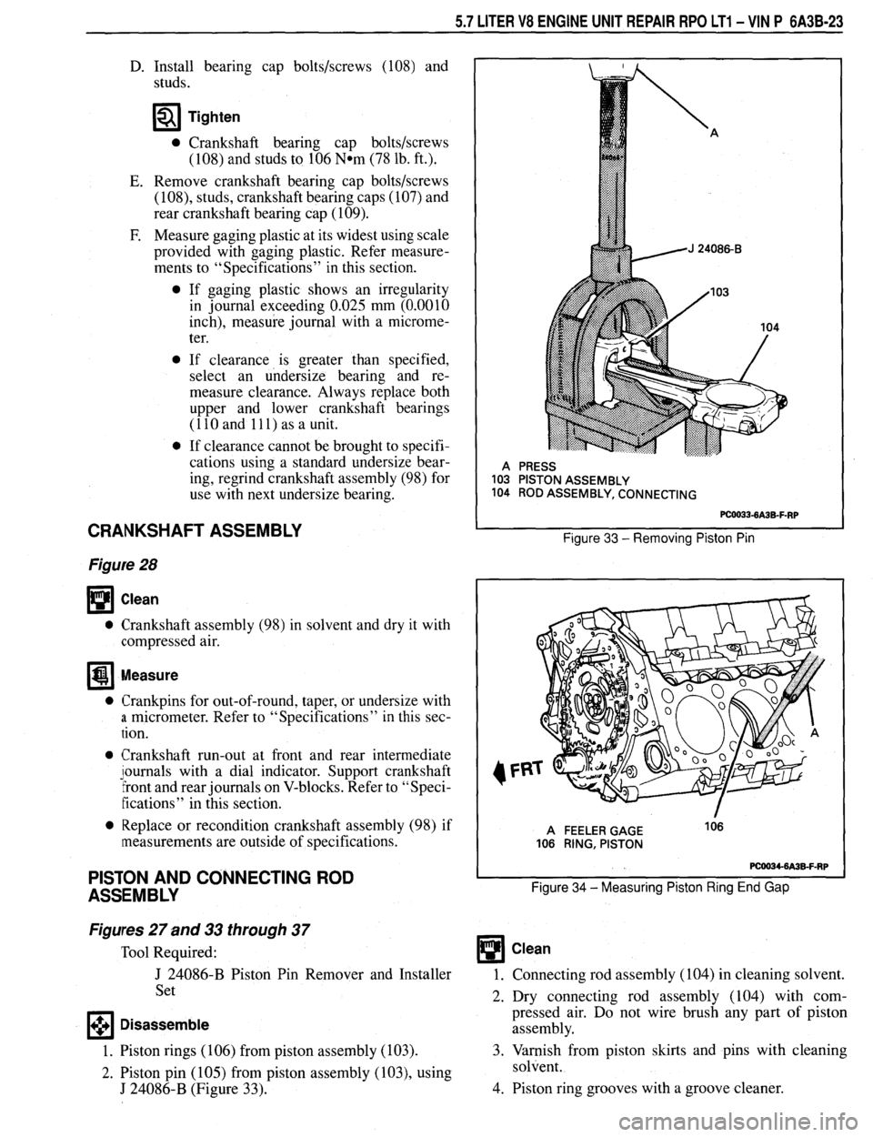PONTIAC FIREBIRD 1993 Service Repair Manual PONTIAC FIREBIRD 1993 Service Repair Manual