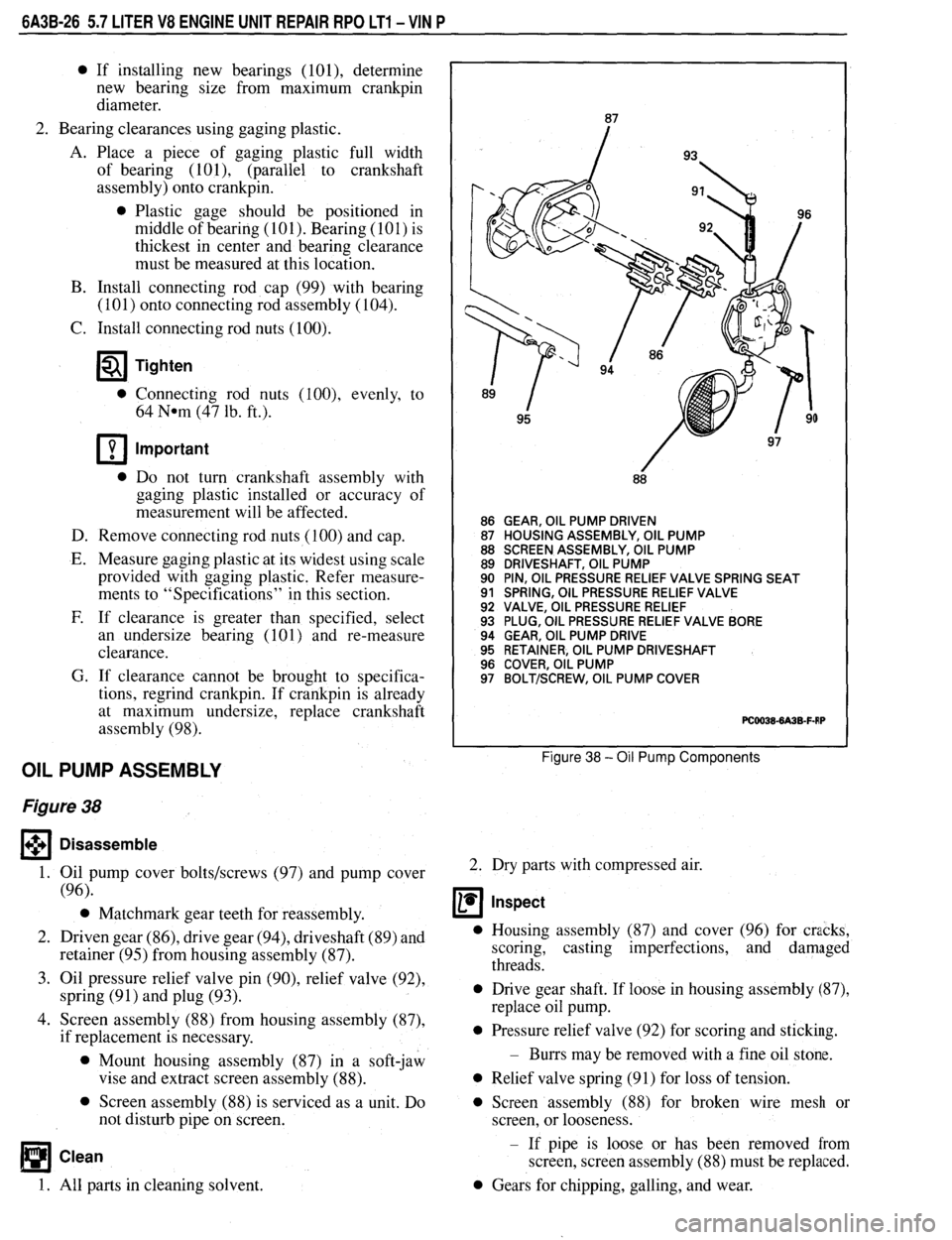 PONTIAC FIREBIRD 1993 Service Repair Manual PONTIAC FIREBIRD 1993 Service Repair Manual