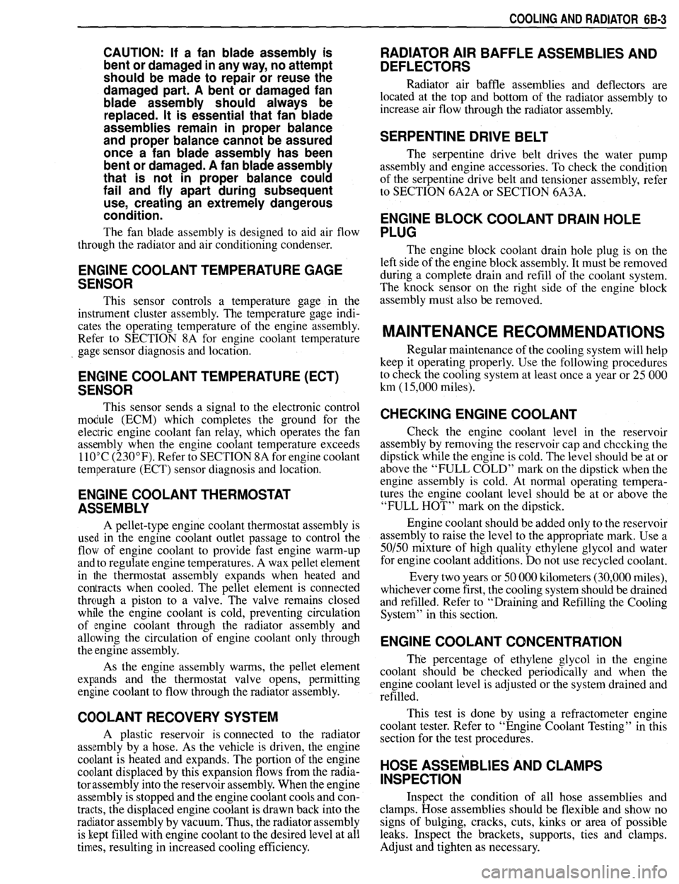 PONTIAC FIREBIRD 1993  Service Repair Manual 