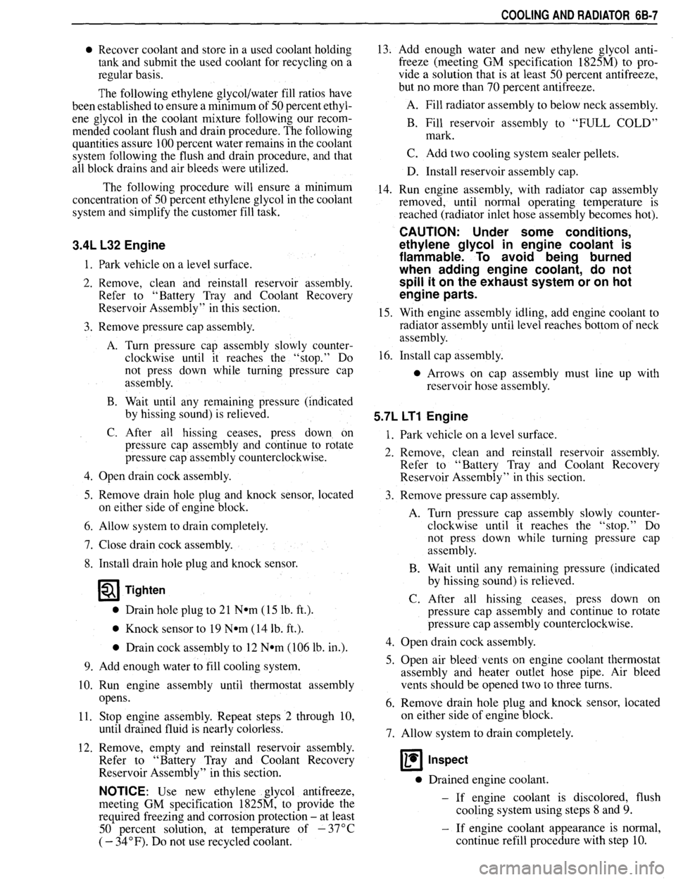 PONTIAC FIREBIRD 1993  Service Repair Manual 