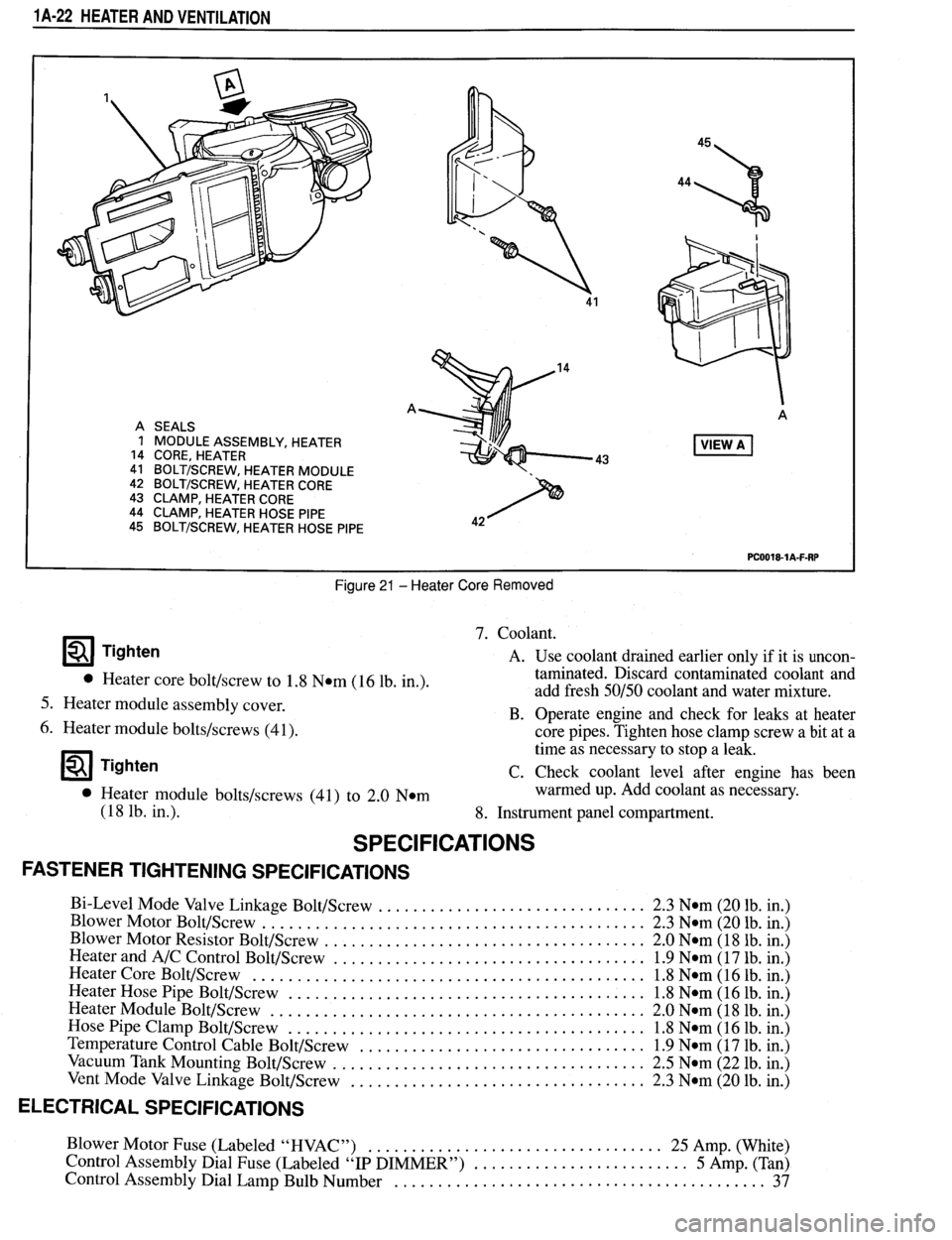 PONTIAC FIREBIRD 1993 Service Manual PDF PONTIAC FIREBIRD 1993 Service Manual PDF