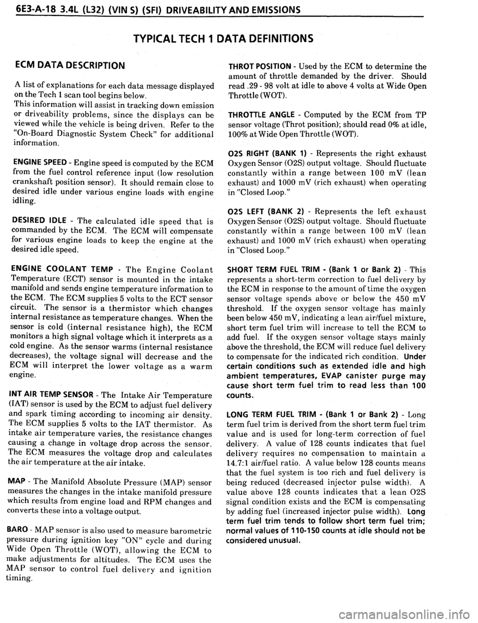 PONTIAC FIREBIRD 1993 Service Repair Manual PONTIAC FIREBIRD 1993 Service Repair Manual