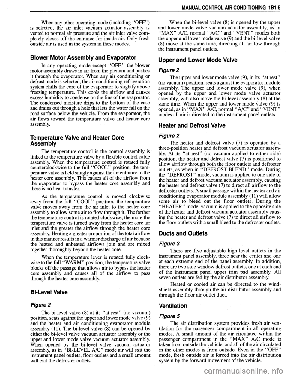 PONTIAC FIREBIRD 1993  Service Owners Manual 