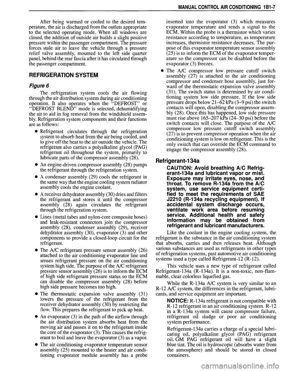 PONTIAC FIREBIRD 1993  Service Owners Manual 