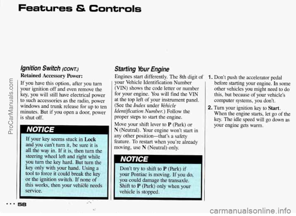 PONTIAC BONNEVILLE 1993 Workshop Manual ProCarManuals.com 