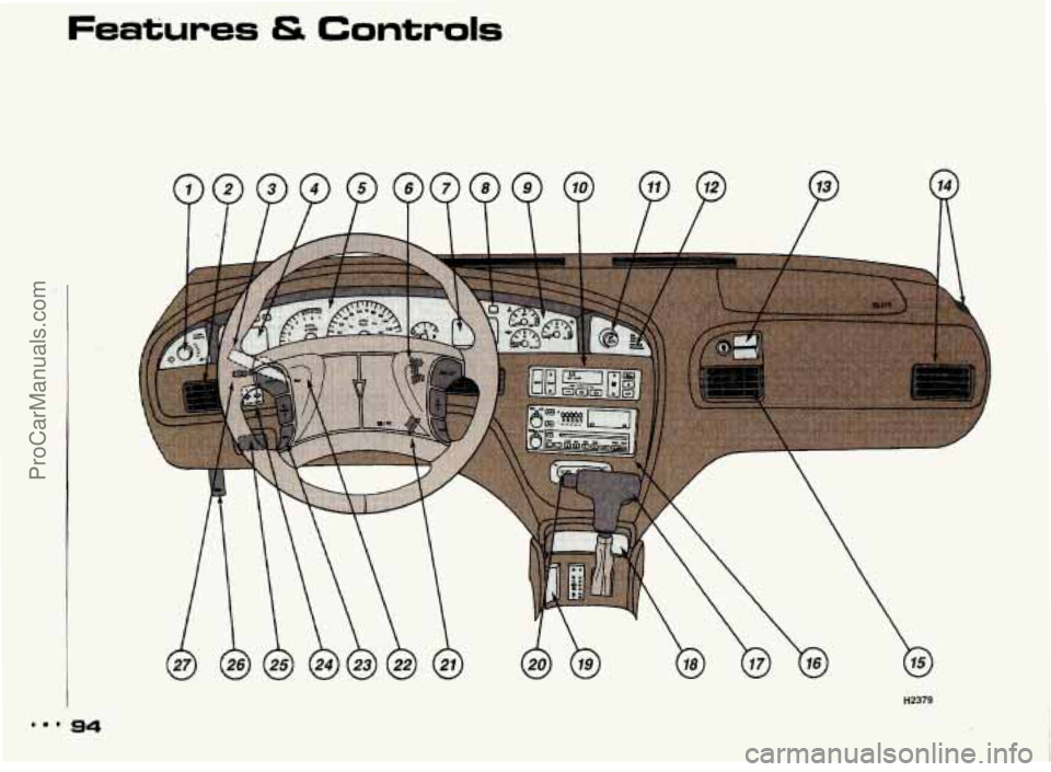 PONTIAC BONNEVILLE 1993  Owners Manual Features & Controls 
H2379 
ProCarManuals.com 