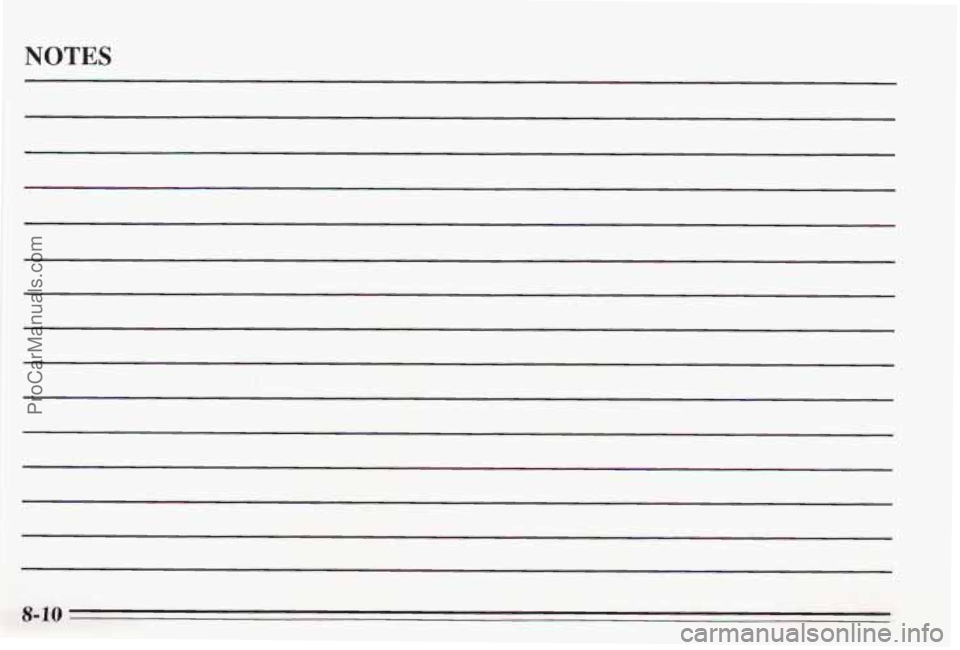PONTIAC BONNEVILLE 1995 Owners Manual NOTES
ProCarManuals.com PONTIAC BONNEVILLE 1995 Owners Manual NOTES
ProCarManuals.com