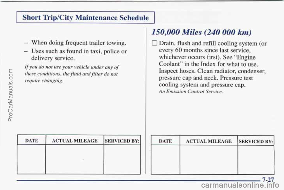 PONTIAC BONNEVILLE 1997  Owners Manual ProCarManuals.com 