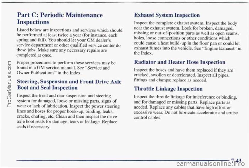 PONTIAC BONNEVILLE 1997 Owners Manual ProCarManuals.com PONTIAC BONNEVILLE 1997 Owners Manual ProCarManuals.com