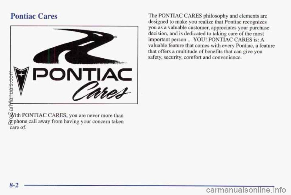 PONTIAC BONNEVILLE 1997 Owners Manual ProCarManuals.com PONTIAC BONNEVILLE 1997 Owners Manual ProCarManuals.com