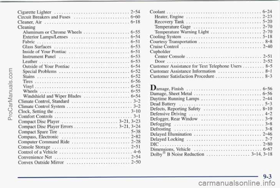 PONTIAC BONNEVILLE 1997 Owners Manual 81-spl-s .................. UOWnPaX as?oN 8 .hqIOa L9-9 ............................ app~ suorsuama 08-z...................................... xa L-z."".................... 8uq307 pahvlaa PONTIAC BONNEVILLE 1997 Owners Manual 81-spl-s .................. UOWnPaX as?oN 8 .hqIOa L9-9 ............................ app~ suorsuama 08-z...................................... xa L-z."".................... 8uq307 pahvlaa