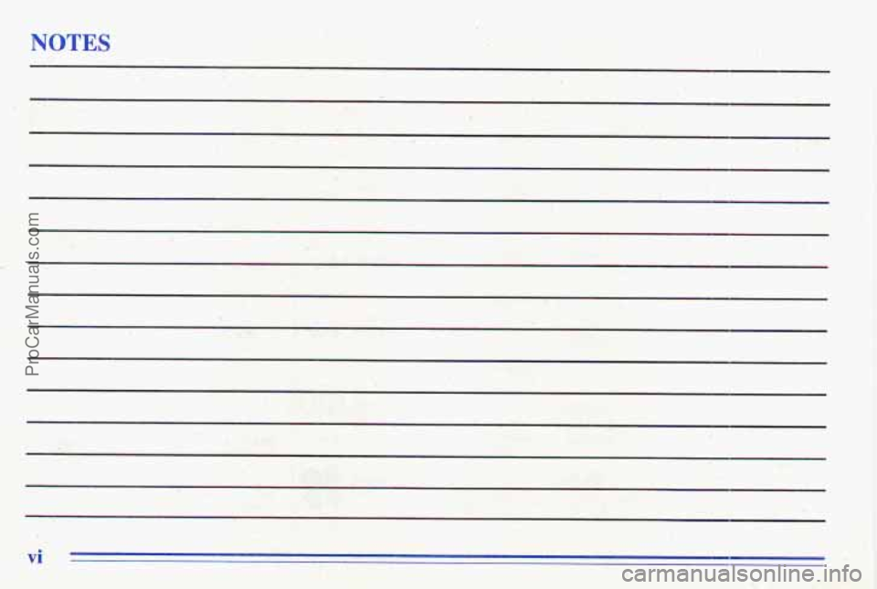 PONTIAC GRAND-AM 1996 Owners Manual NOTES ..
vi
ProCarManuals.com PONTIAC GRAND-AM 1996 Owners Manual NOTES ..
vi
ProCarManuals.com