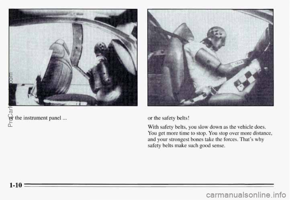 PONTIAC GRAND-AM 1995 User Guide or the instrument panel ... or the safety belts!
With safety belts, you slow down as the vehicle does.
You get more time to stop. You stop over more distance,
and your stron PONTIAC GRAND-AM 1995 User Guide or the instrument panel ... or the safety belts!
With safety belts, you slow down as the vehicle does.
You get more time to stop. You stop over more distance,
and your stron