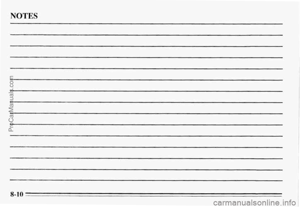 PONTIAC GRAND-AM 1995 Owners Manual NOTES
8-10
ProCarManuals.com PONTIAC GRAND-AM 1995 Owners Manual NOTES
8-10
ProCarManuals.com