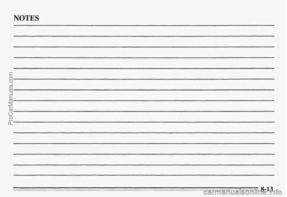 PONTIAC GRAND-AM 1995 Owners Manual NOTES
8-13
ProCarManuals.com PONTIAC GRAND-AM 1995 Owners Manual NOTES
8-13
ProCarManuals.com