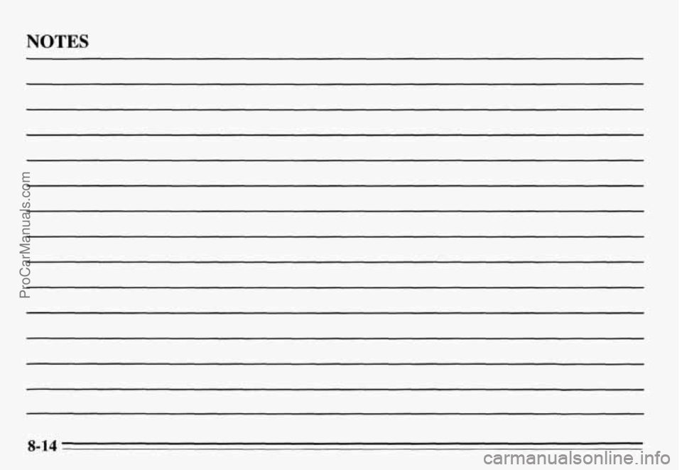 PONTIAC GRAND-AM 1995 Owners Manual NOTES
8-14
ProCarManuals.com PONTIAC GRAND-AM 1995 Owners Manual NOTES
8-14
ProCarManuals.com