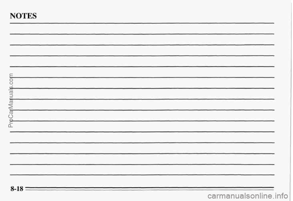 PONTIAC GRAND-AM 1995 Owners Manual NOTES
8-28
ProCarManuals.com PONTIAC GRAND-AM 1995 Owners Manual NOTES
8-28
ProCarManuals.com