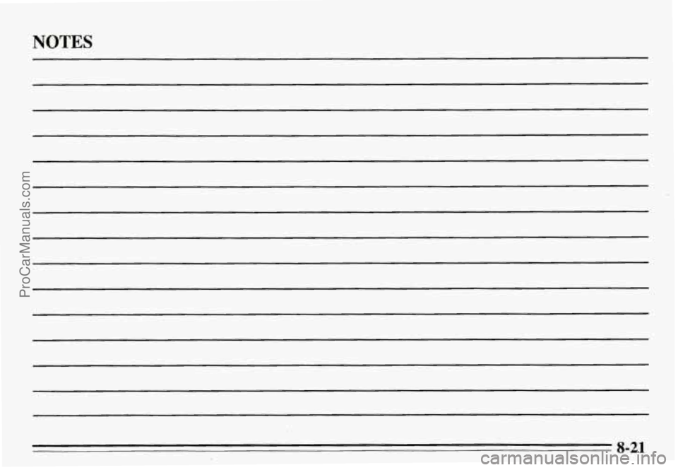 PONTIAC GRAND-AM 1995 Owners Manual NOTES
8-21
ProCarManuals.com PONTIAC GRAND-AM 1995 Owners Manual NOTES
8-21
ProCarManuals.com