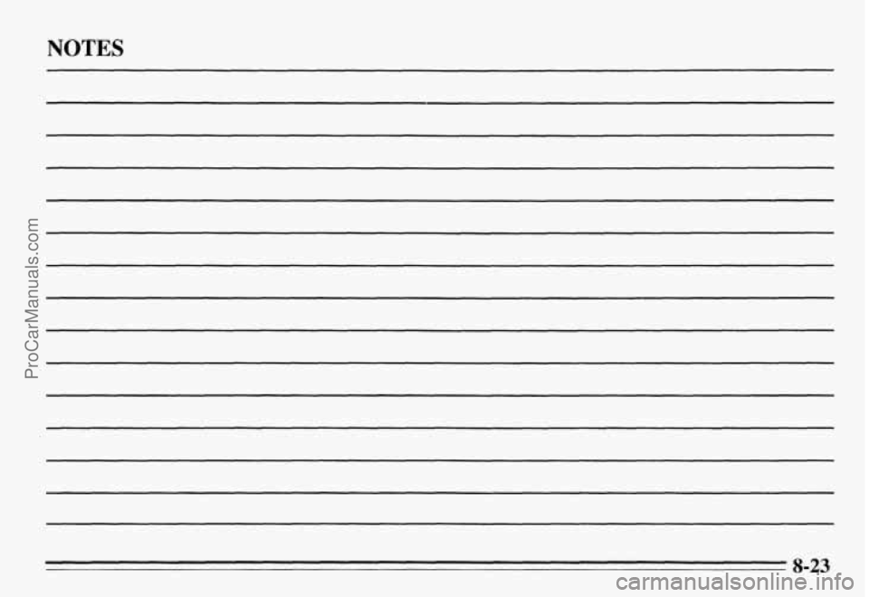 PONTIAC GRAND-AM 1995 Owners Manual NOTES
8-23
ProCarManuals.com PONTIAC GRAND-AM 1995 Owners Manual NOTES
8-23
ProCarManuals.com