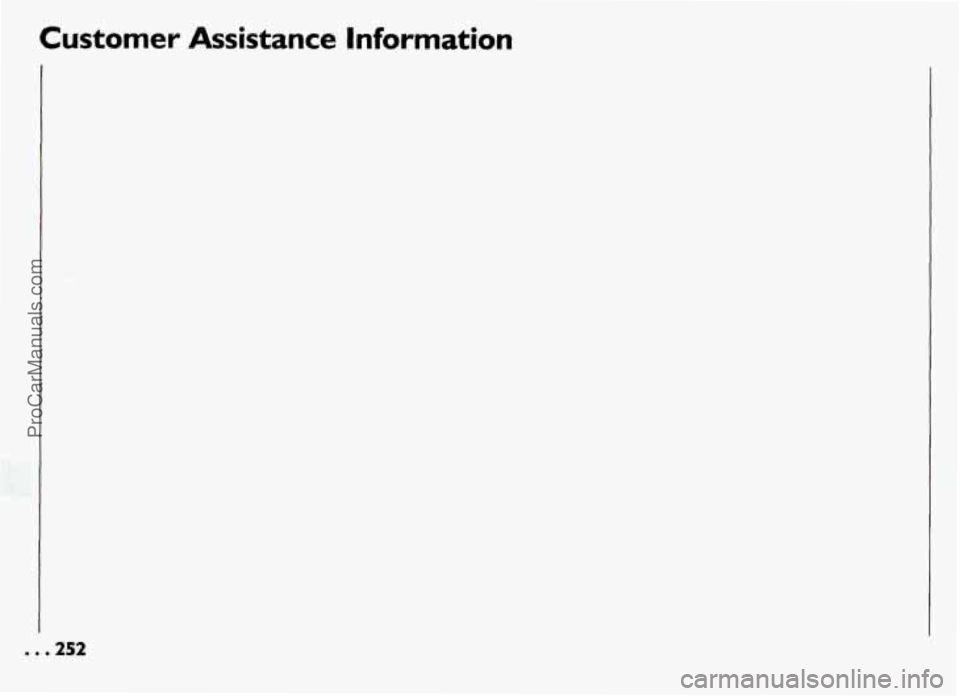 PONTIAC GRAND-AM 1994 Owners Manual Customer Assistance Information
ProCarManuals.com PONTIAC GRAND-AM 1994 Owners Manual Customer Assistance Information
ProCarManuals.com