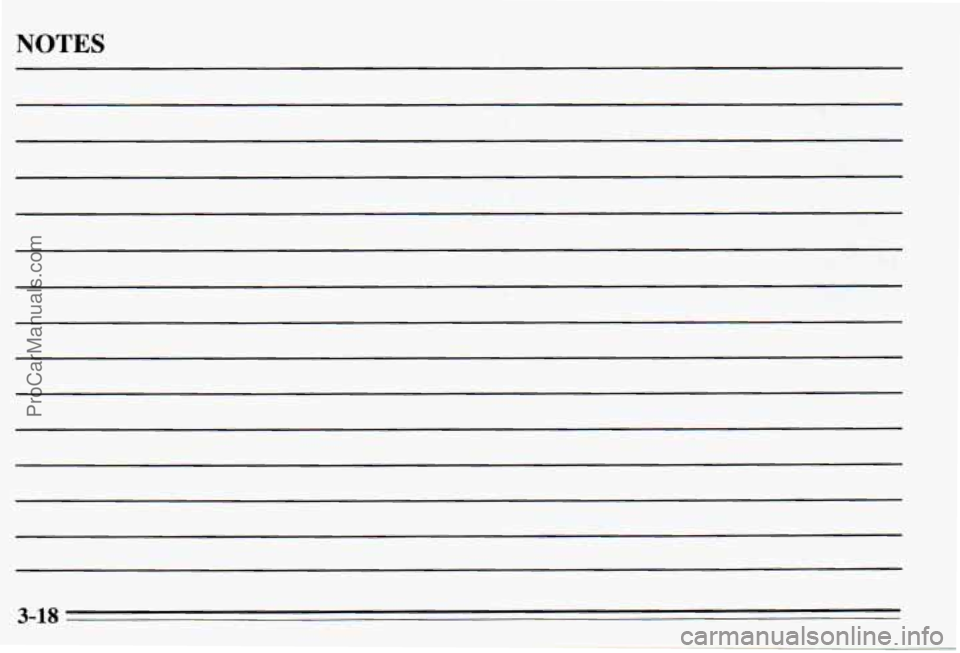 PONTIAC PONTIAC 1995 Owners Manual NOTES
3-18
ProCarManuals.com PONTIAC PONTIAC 1995 Owners Manual NOTES
3-18
ProCarManuals.com