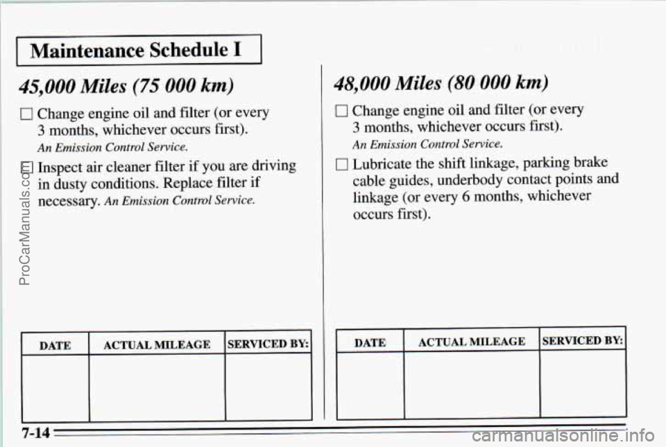 PONTIAC PONTIAC 1995  Owners Manual ProCarManuals.com 