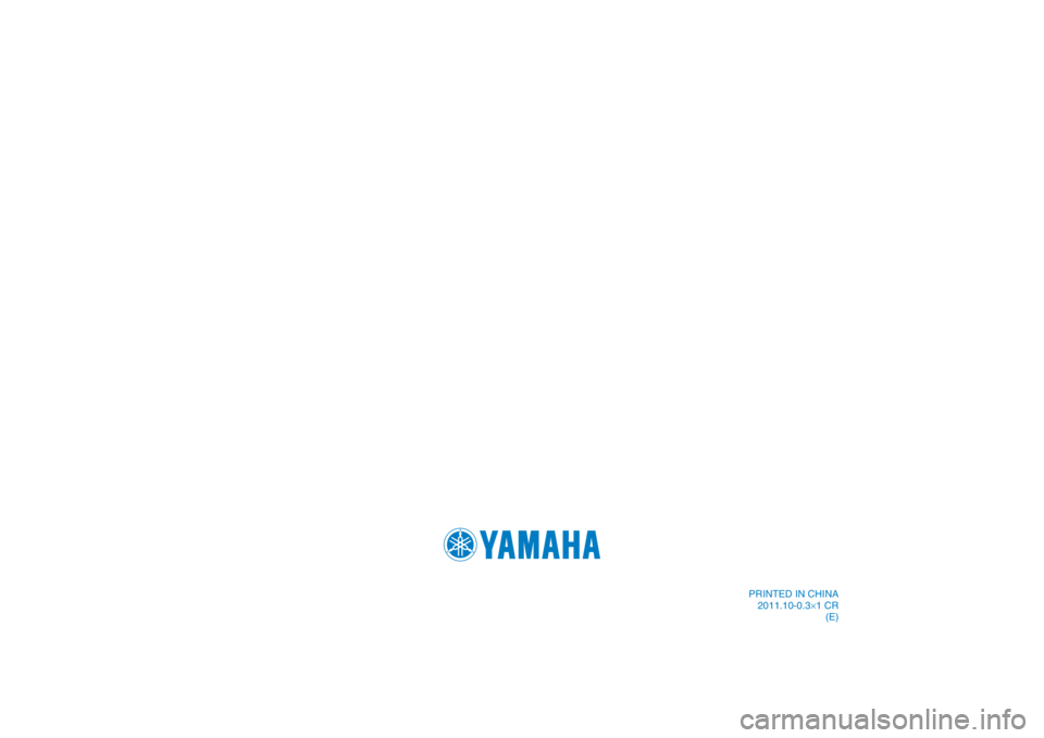 YAMAHA CYGNUS L 2012 Manual PDF PRINTED IN CHINA2011.10-0.3×1 CR (E)
DIC183 