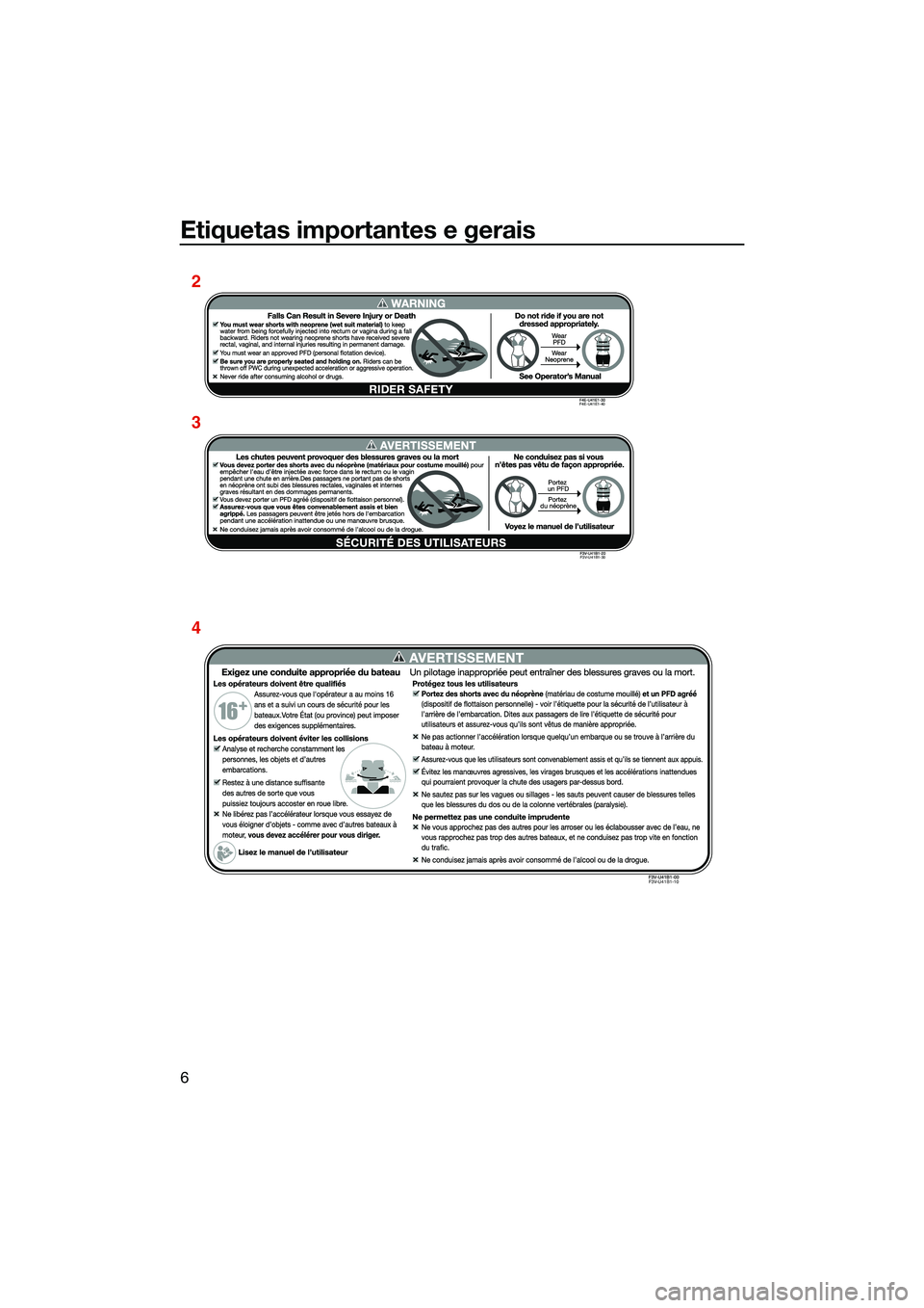 YAMAHA EX DELUXE 2022  Manual de utilização (in Portuguese) Etiquetas importantes e gerais
6
3
4 2
F4E-U41E1-40
F3V-U41B1-30
F3V-U41B1-10
UF3Y75P0.book  Page 6  Monday, July 19, 2021  11:34 AM 