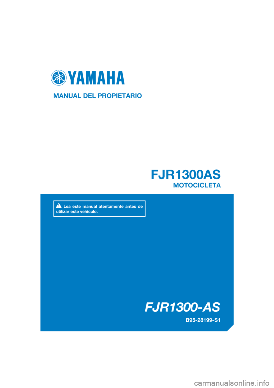 YAMAHA FJR1300AS 2018  Manuale de Empleo (in Spanish) 