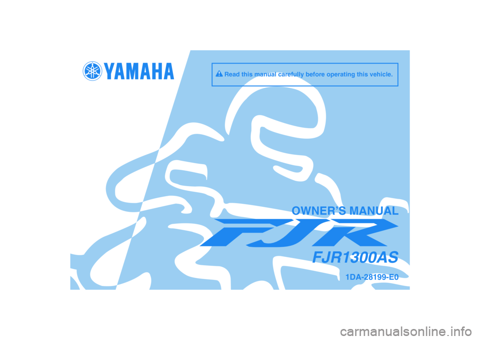 YAMAHA FJR1300AS 2010  Owners Manual 