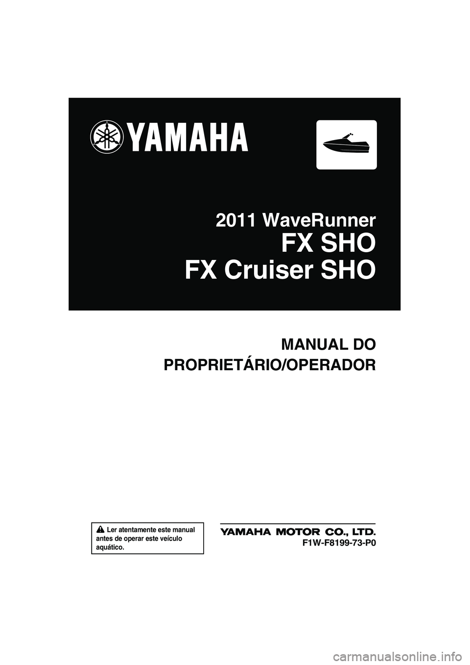 YAMAHA SVHO 2011  Manual de utilização (in Portuguese) 