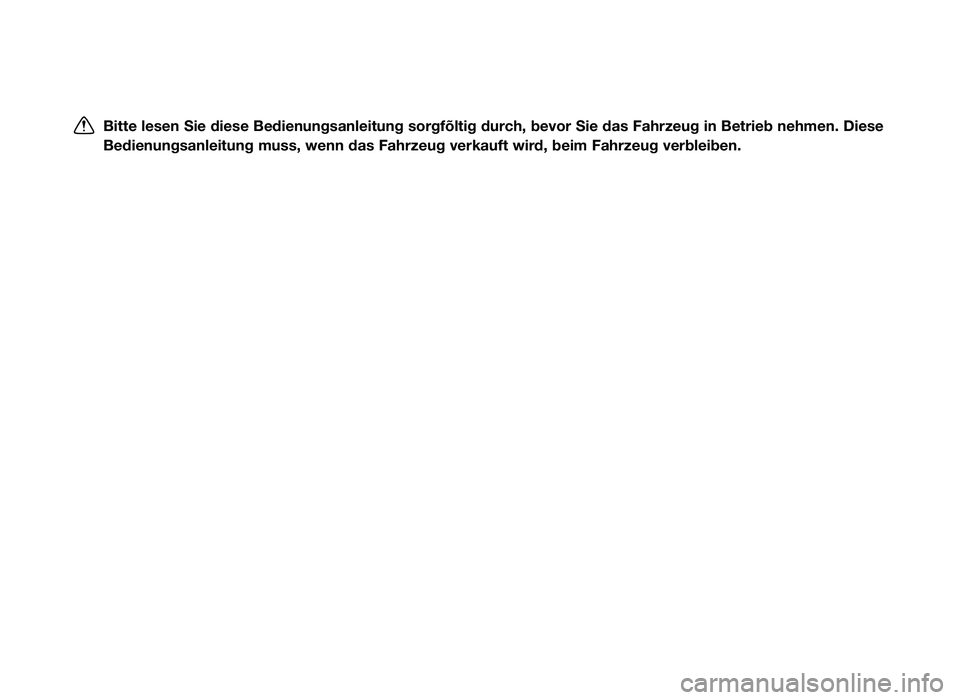 YAMAHA JOG50R 2015 Betriebsanleitungen (in German) Bitte lesen Sie diese Bedienungsanleitun\hg sorgfõltig durch\f bevor Sie das Fahr\beug in Betrieb nehmen. Diese
Bedienungsanleitun\hg muss\f wenn das Fahr\beug verkauft wird\f beim Fahr\beug verbleib YAMAHA JOG50R 2015 Betriebsanleitungen (in German) Bitte lesen Sie diese Bedienungsanleitun\hg sorgfõltig durch\f bevor Sie das Fahr\beug in Betrieb nehmen. Diese
Bedienungsanleitun\hg muss\f wenn das Fahr\beug verkauft wird\f beim Fahr\beug verbleib
