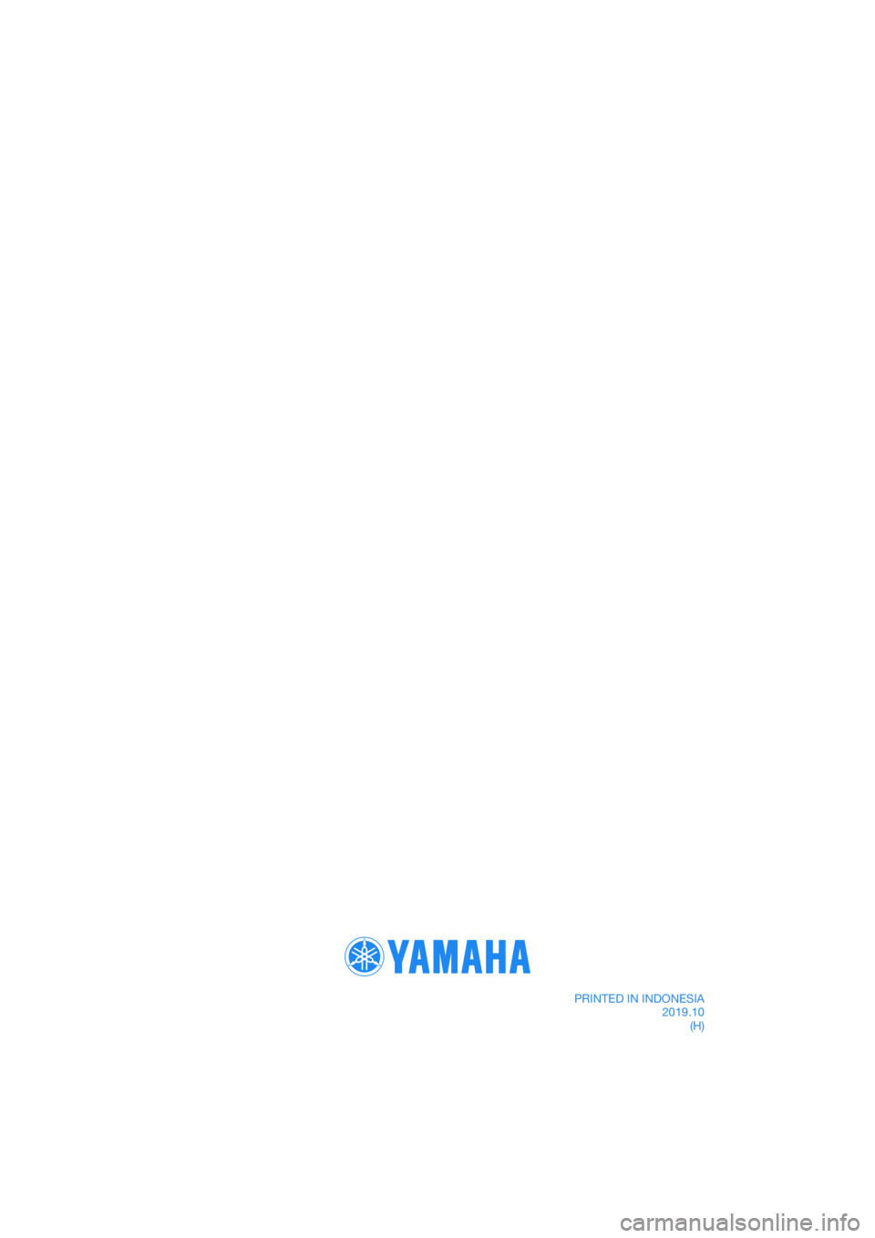 YAMAHA MT-03 2020 Manuale duso (in Italian) DIC183
PRINTED IN INDONESIA2019.10(H) YAMAHA MT-03 2020 Manuale duso (in Italian) DIC183
PRINTED IN INDONESIA2019.10(H)