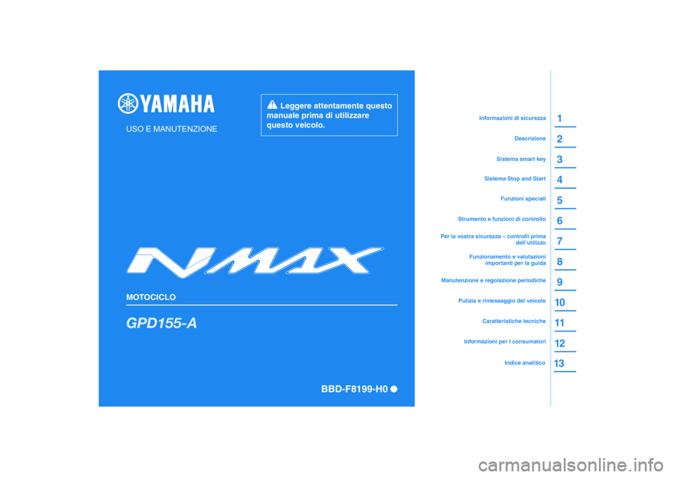 YAMAHA NMAX 155 2021  Manuale duso (in Italian) 