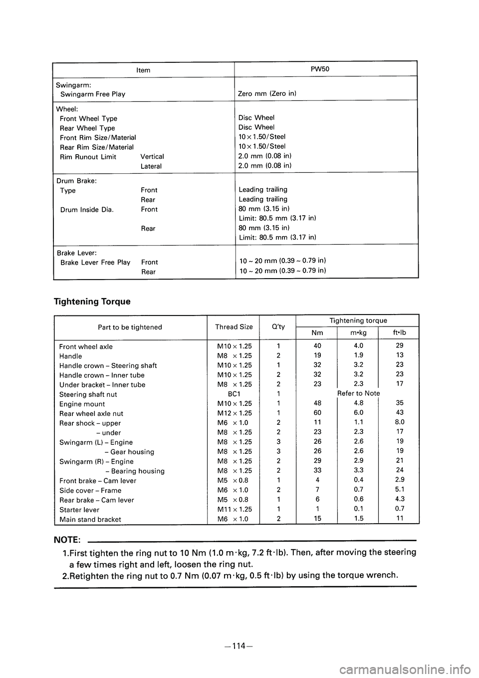 YAMAHA PW50 2006  Owners Manual ��1�(����@�� � �������� ������ � 