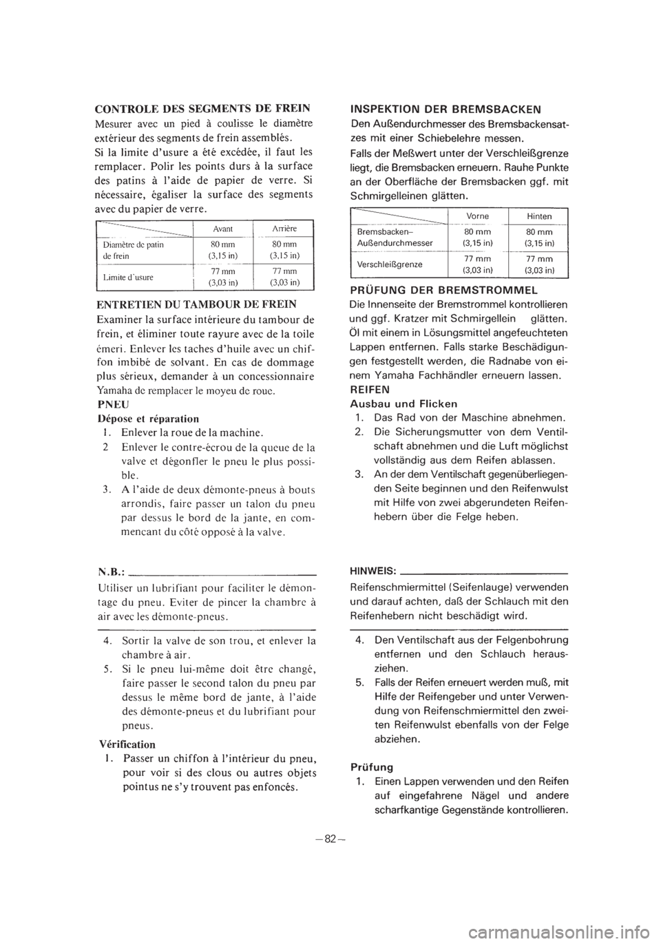 YAMAHA PW50 2003  Notices Demploi (in French) *2/3=PW50-5PG-81  01.4.11 10:52 PM  Page 47 
