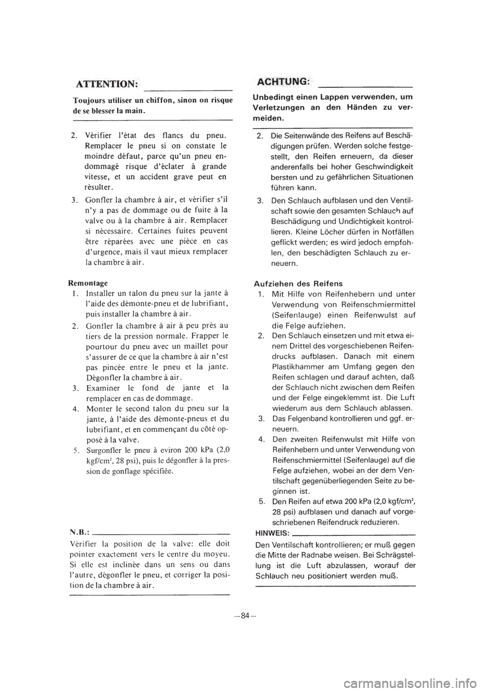 YAMAHA PW50 2003  Notices Demploi (in French) *2/3=PW50-5PG-81  01.4.11 10:52 PM  Page 49 