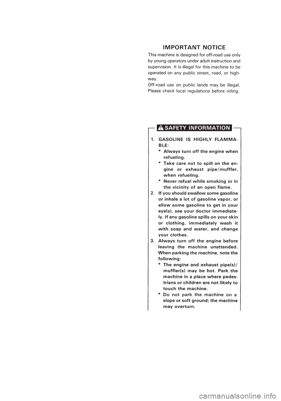 YAMAHA PW50 2003  Notices Demploi (in French) *1/3=PW50-5PG-81  01.4.11 6:22 PM  Page 8 